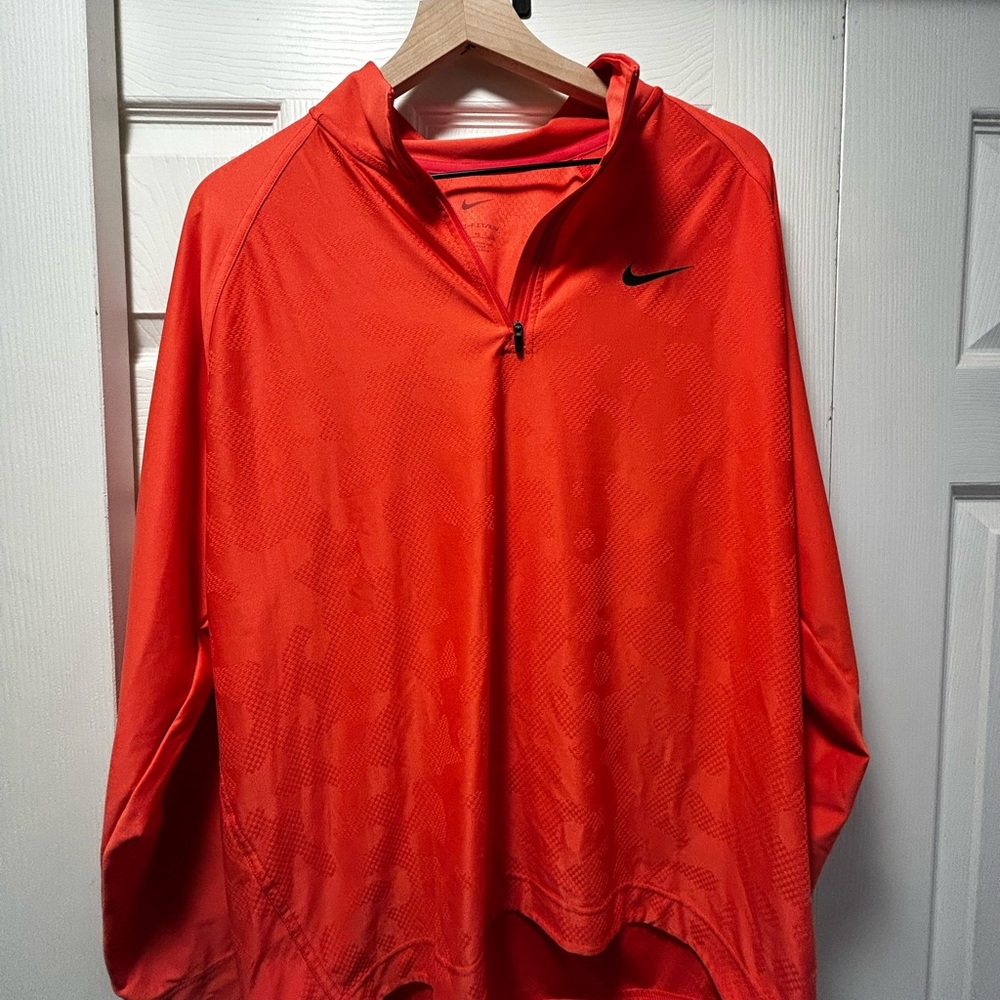 Nike Bright Red Golf Pullover